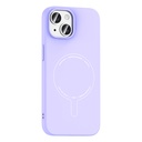 Apple iPhone 15 Uyumlu Kılıf M-Safe Şarj Özellikli Kamera Korumalı Zore Elio Sert PC Kapak - 1