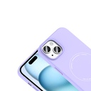 Apple iPhone 15 Uyumlu Kılıf M-Safe Şarj Özellikli Kamera Korumalı Zore Elio Sert PC Kapak - 2