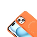 Apple iPhone 15 Uyumlu Kılıf M-Safe Şarj Özellikli Kamera Korumalı Zore Elio Sert PC Kapak - 2