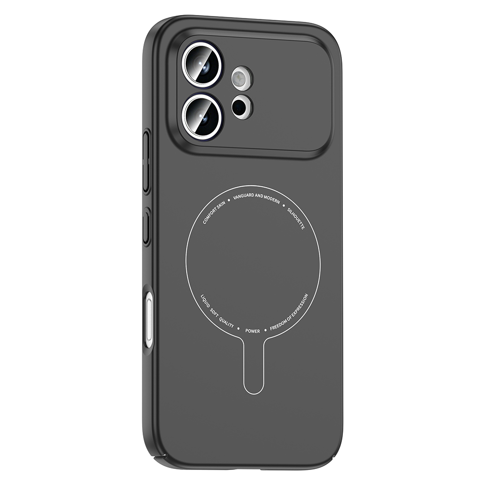 Honor 600 5G Kılıf M-Safe Şarj Özellikli Kamera Korumalı Zore Elio Sert PC Kapak - 1