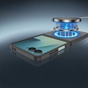 Samsung Galaxy Z Flip 7 Uyumlu Kılıf M-Safe Şarj Özellikli Kamera Korumalı Zore Lunex Kapak - 4