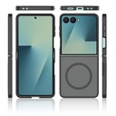 Samsung Galaxy Z Flip 7 Uyumlu Kılıf M-Safe Şarj Özellikli Kamera Korumalı Zore Lunex Kapak - 6