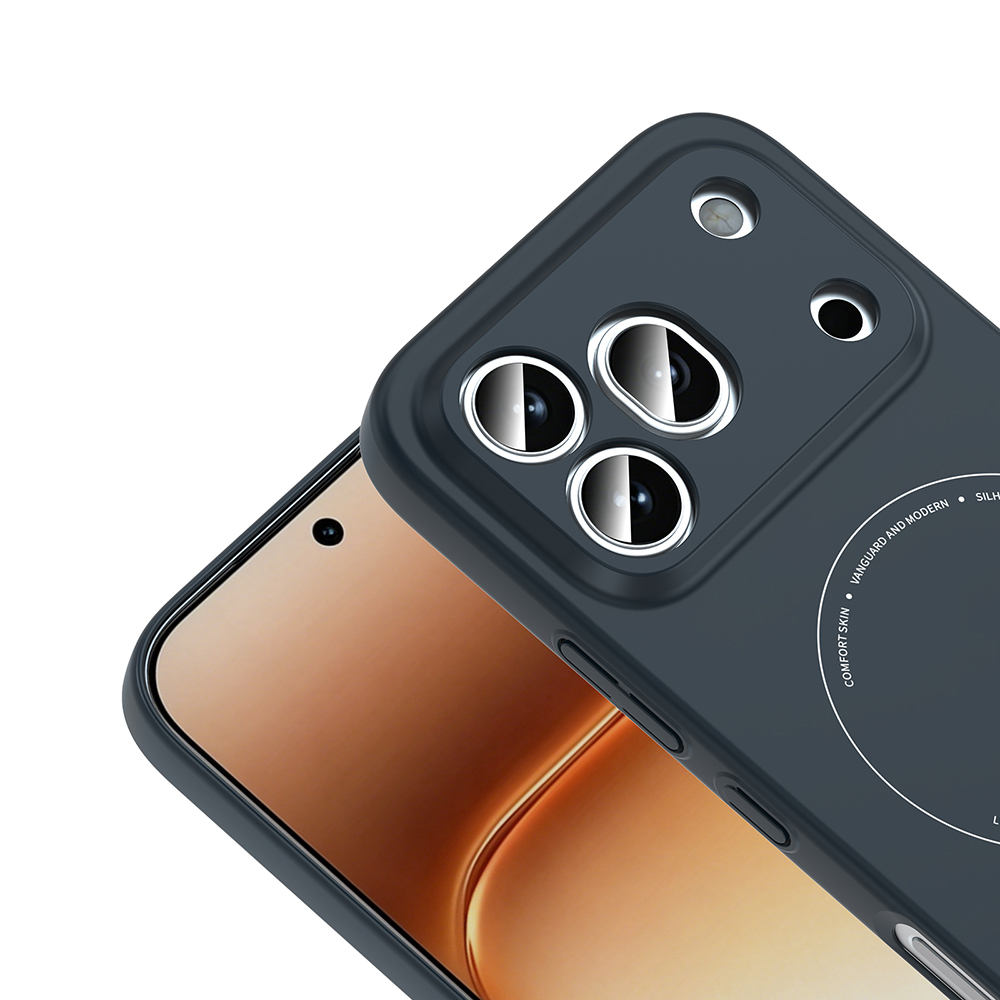 Honor 600 Pro 5G Kılıf M-Safe Şarj Özellikli Kamera Korumalı Zore Elio Sert PC Kapak - 2