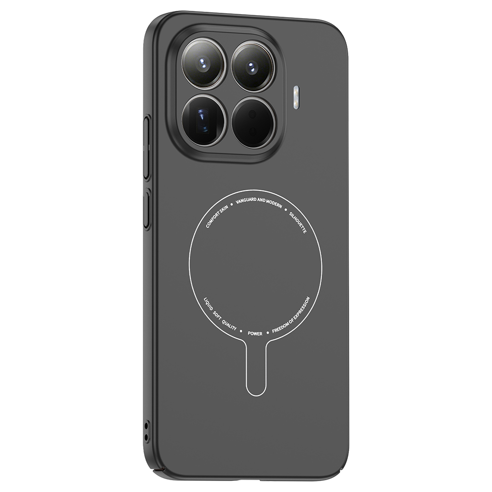 Xiaomi 15T Pro Uyumlu Kılıf M-Safe Şarj Özellikli Kamera Korumalı Zore Elio Sert PC Kapak - 1