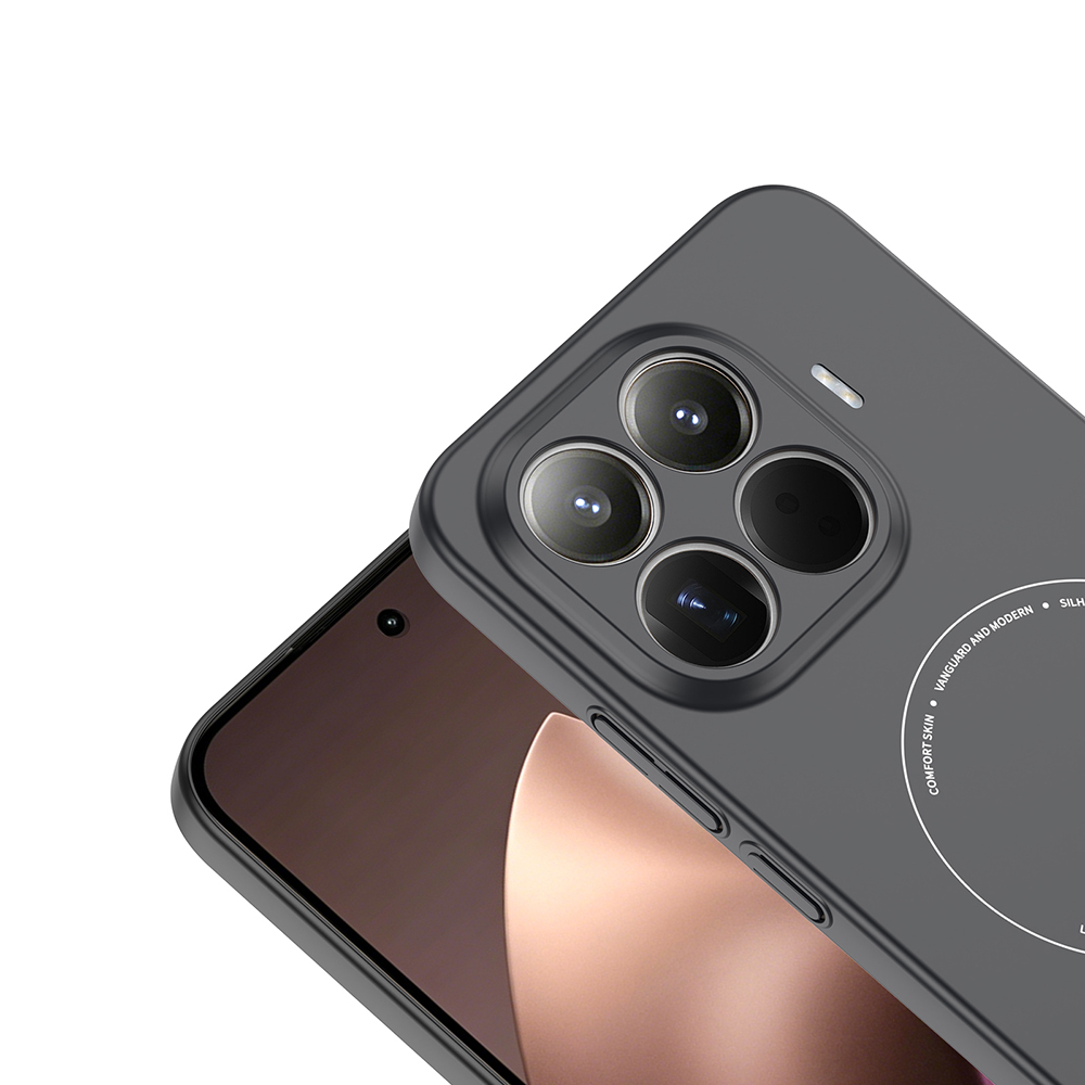 Xiaomi 15T Pro Uyumlu Kılıf M-Safe Şarj Özellikli Kamera Korumalı Zore Elio Sert PC Kapak - 2