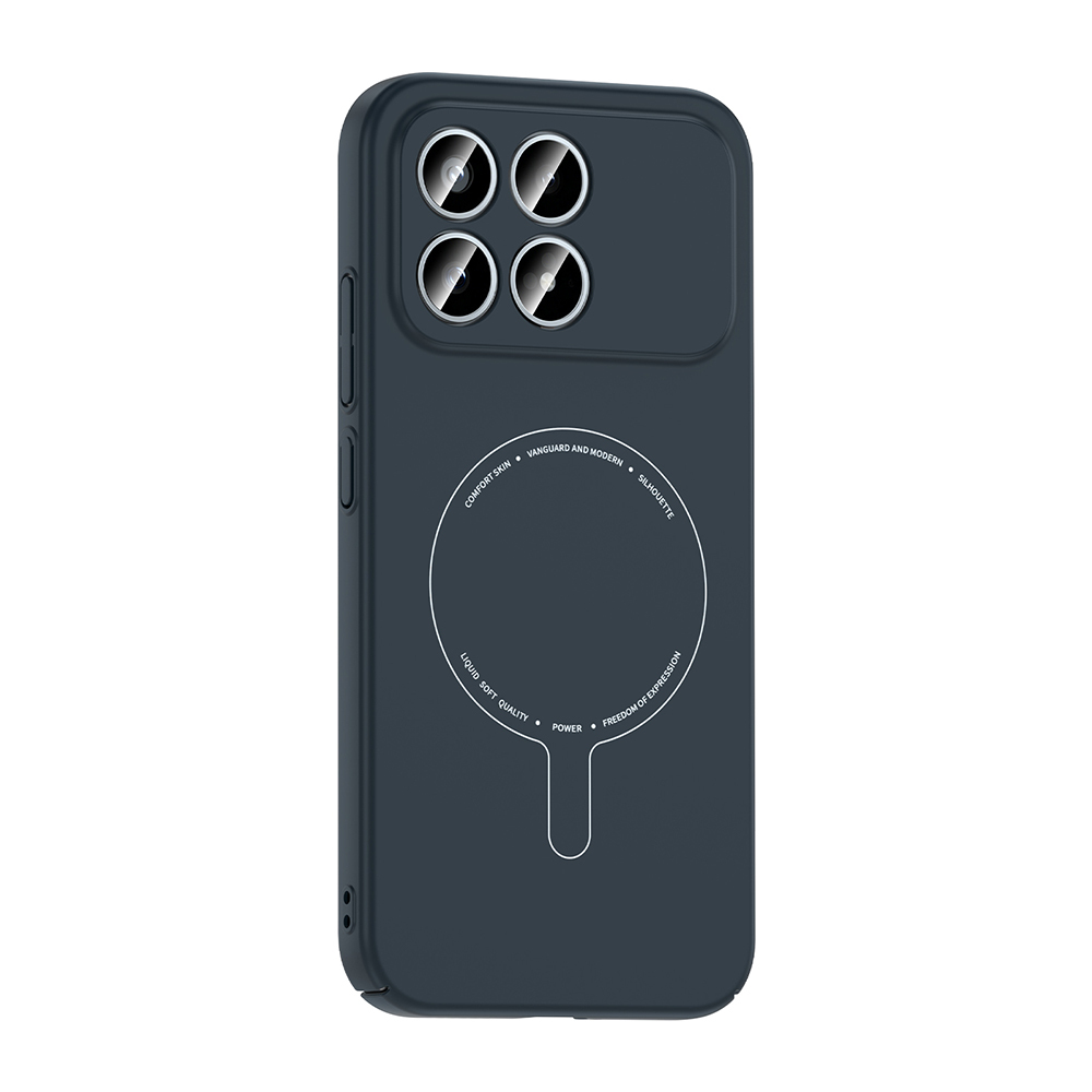 Xiaomi Poco F8 Pro Uyumlu Kılıf M-Safe Şarj Özellikli Kamera Korumalı Zore Elio Sert PC Kapak - 1