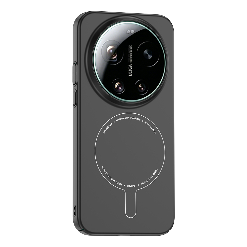 Xiaomi 17 Ultra Uyumlu Kılıf M-Safe Şarj Özellikli Kamera Korumalı Zore Elio Sert PC Kapak - 1