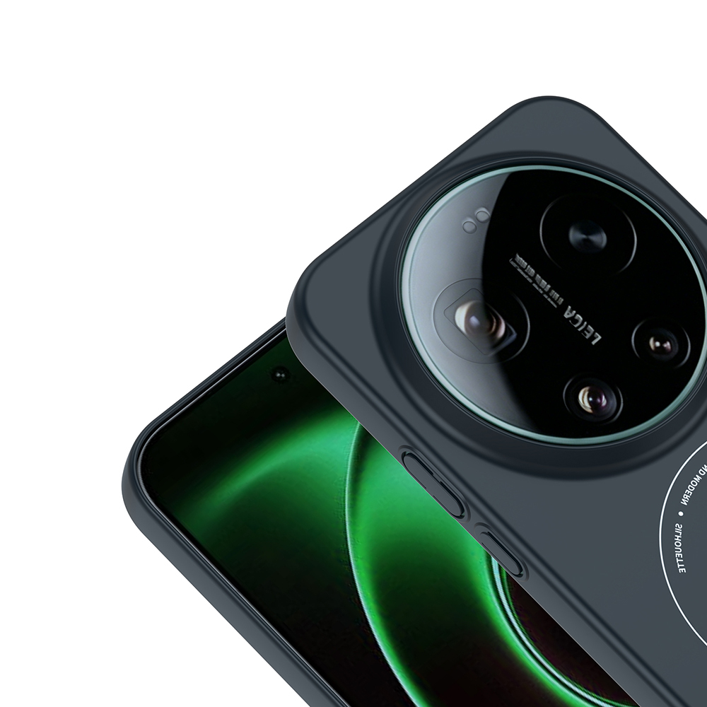 Xiaomi 17 Ultra Uyumlu Kılıf M-Safe Şarj Özellikli Kamera Korumalı Zore Elio Sert PC Kapak - 2