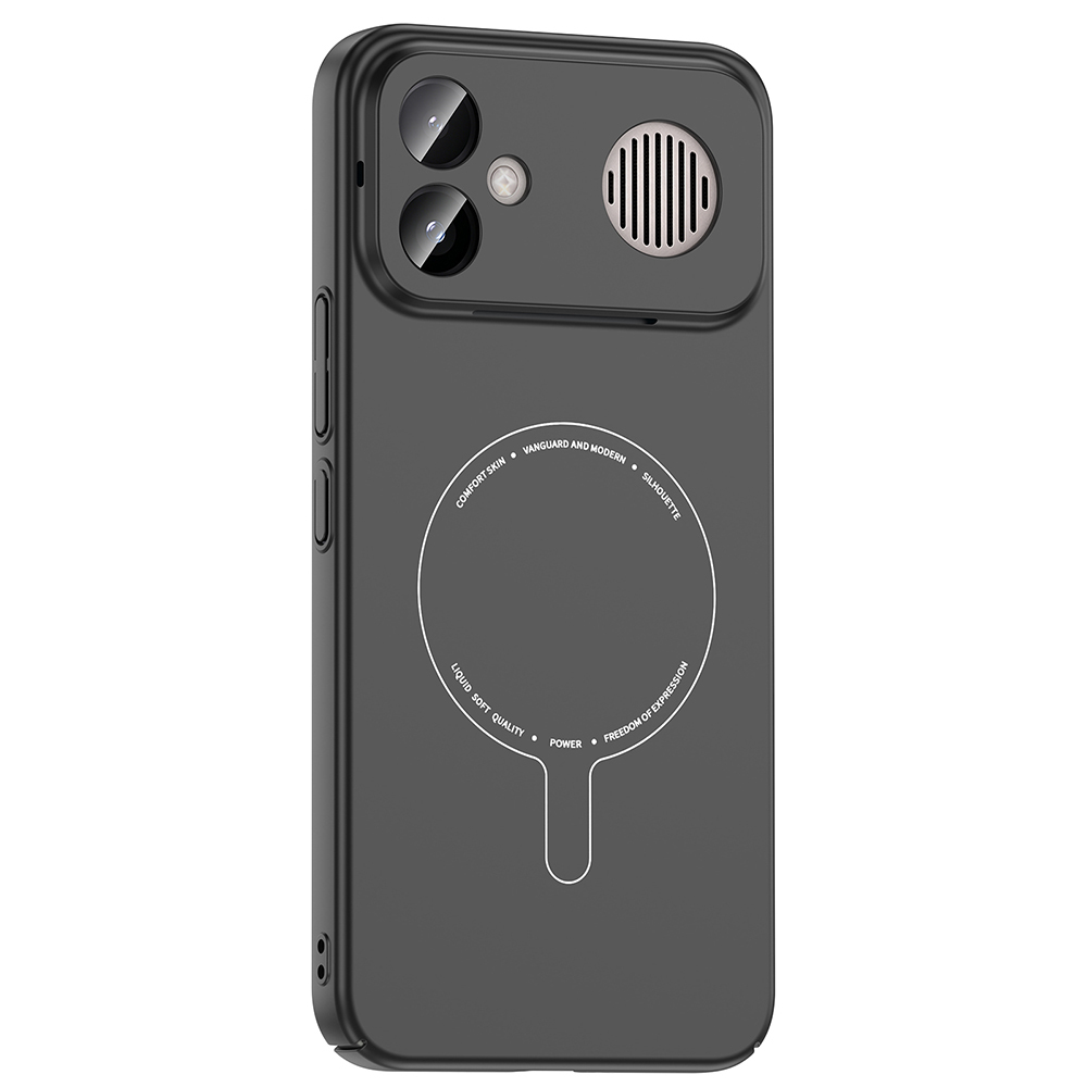 Xiaomi Poco F8 Ultra Uyumlu Kılıf M-Safe Şarj Özellikli Kamera Korumalı Zore Elio Sert PC Kapak - 1