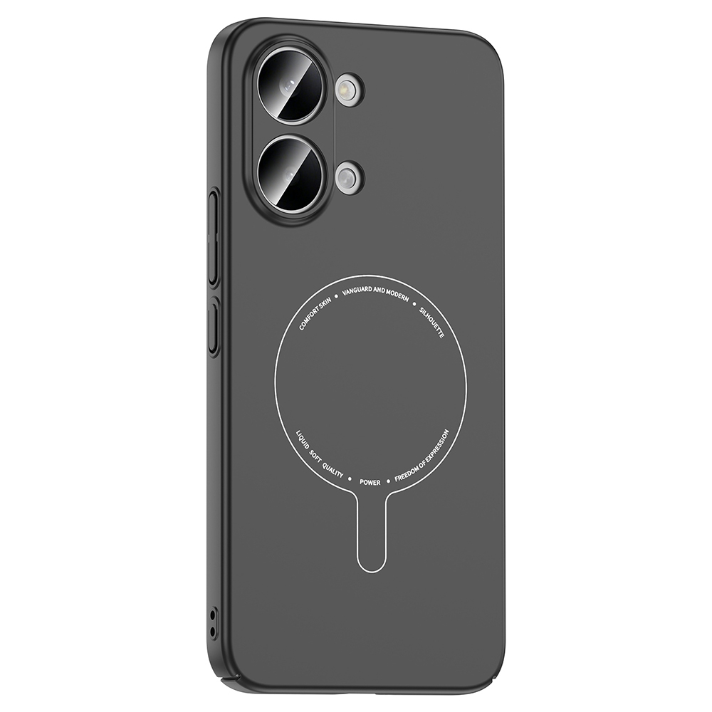 Xiaomi Poco X8 Pro Max Kılıf M-Safe Şarj Özellikli Kamera Korumalı Zore Elio Sert PC Kapak - 1