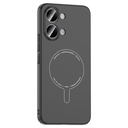Xiaomi Poco X8 Pro Max Kılıf M-Safe Şarj Özellikli Kamera Korumalı Zore Elio Sert PC Kapak - 1