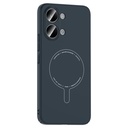 Xiaomi Poco X8 Pro Max Kılıf M-Safe Şarj Özellikli Kamera Korumalı Zore Elio Sert PC Kapak - 1