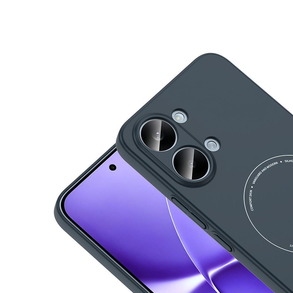 Xiaomi Poco X8 Pro Max Kılıf M-Safe Şarj Özellikli Kamera Korumalı Zore Elio Sert PC Kapak - 2