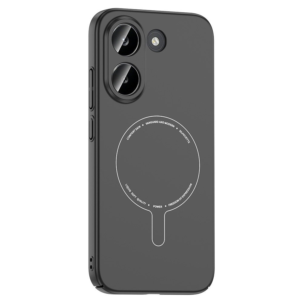 Xiaomi Poco X8 Pro Kılıf M-Safe Şarj Özellikli Kamera Korumalı Zore Elio Sert PC Kapak - 1
