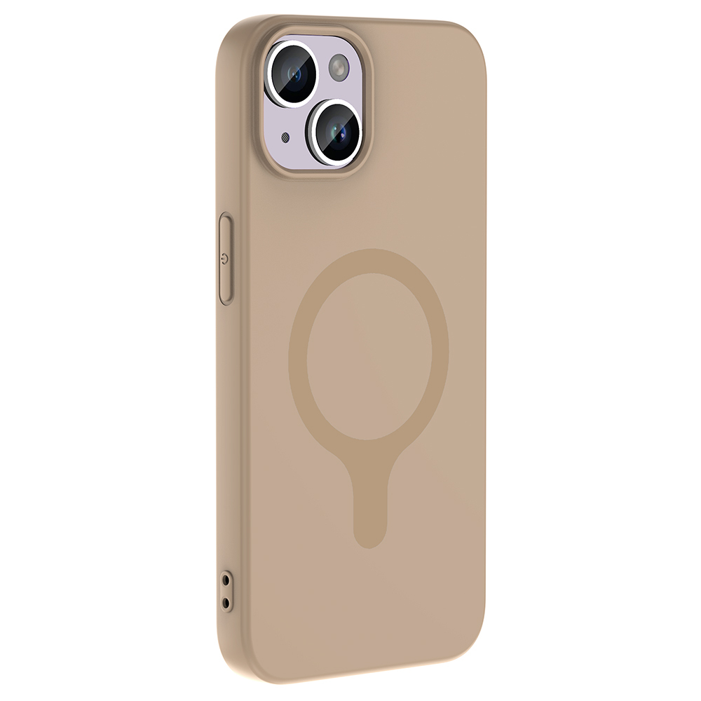Apple iPhone 14 Uyumlu Kılıf M-Safe Şarj Özellikli Zore Aris Silikon Kapak - 2