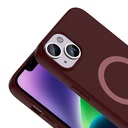 Apple iPhone 14 Uyumlu Kılıf M-Safe Şarj Özellikli Zore Aris Silikon Kapak - 1