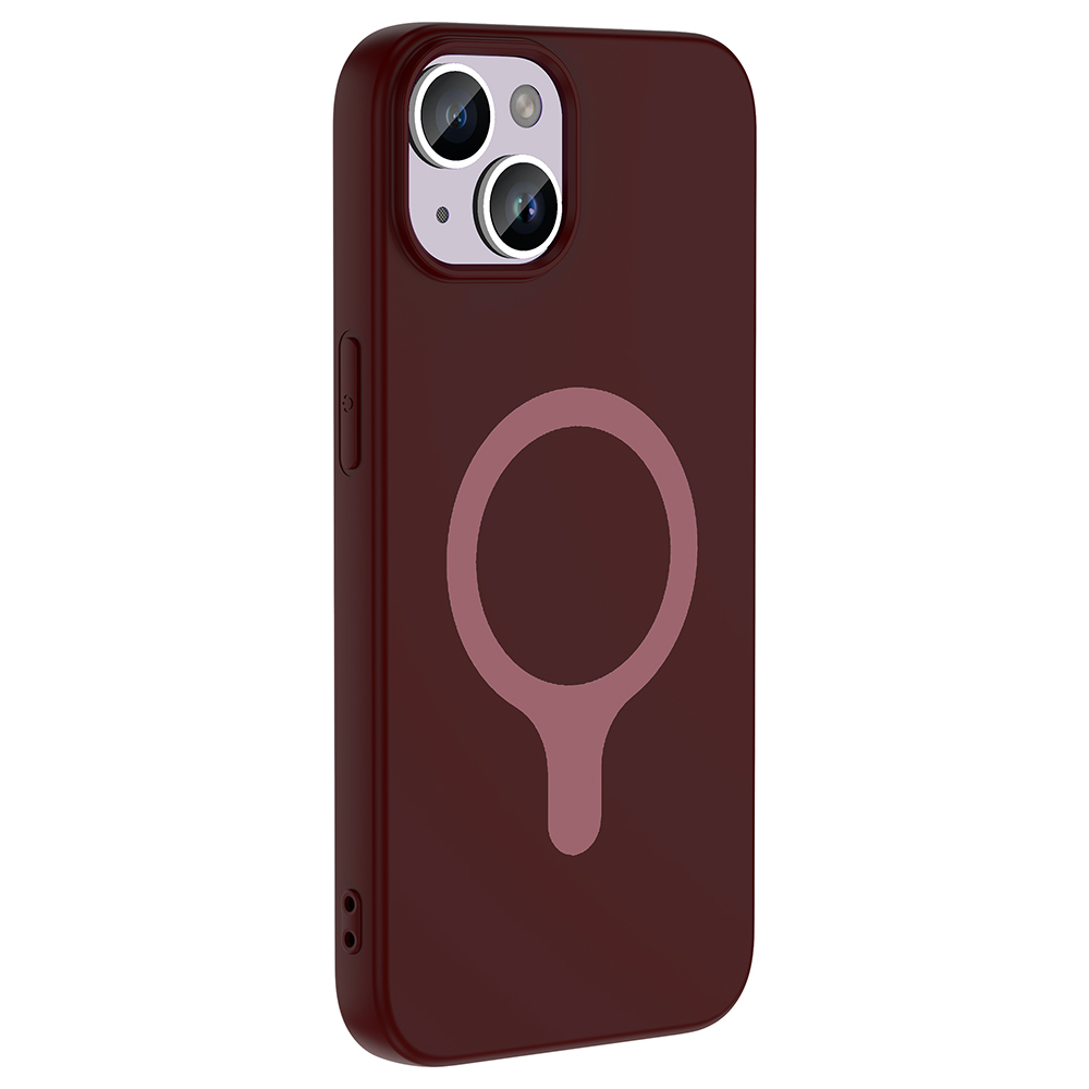 Apple iPhone 14 Uyumlu Kılıf M-Safe Şarj Özellikli Zore Aris Silikon Kapak - 2