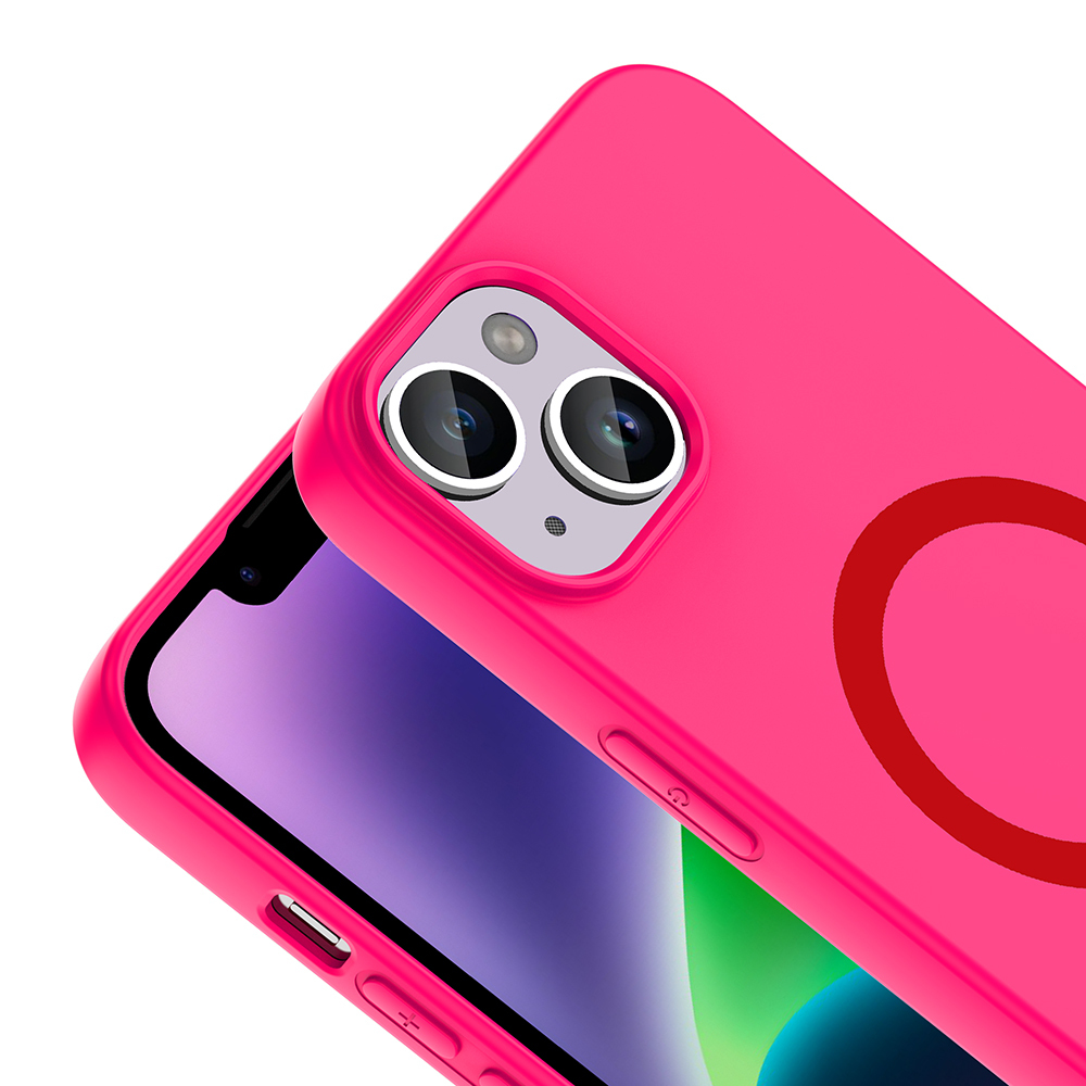 Apple iPhone 14 Uyumlu Kılıf M-Safe Şarj Özellikli Zore Aris Silikon Kapak - 1