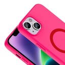 Apple iPhone 14 Uyumlu Kılıf M-Safe Şarj Özellikli Zore Aris Silikon Kapak - 1