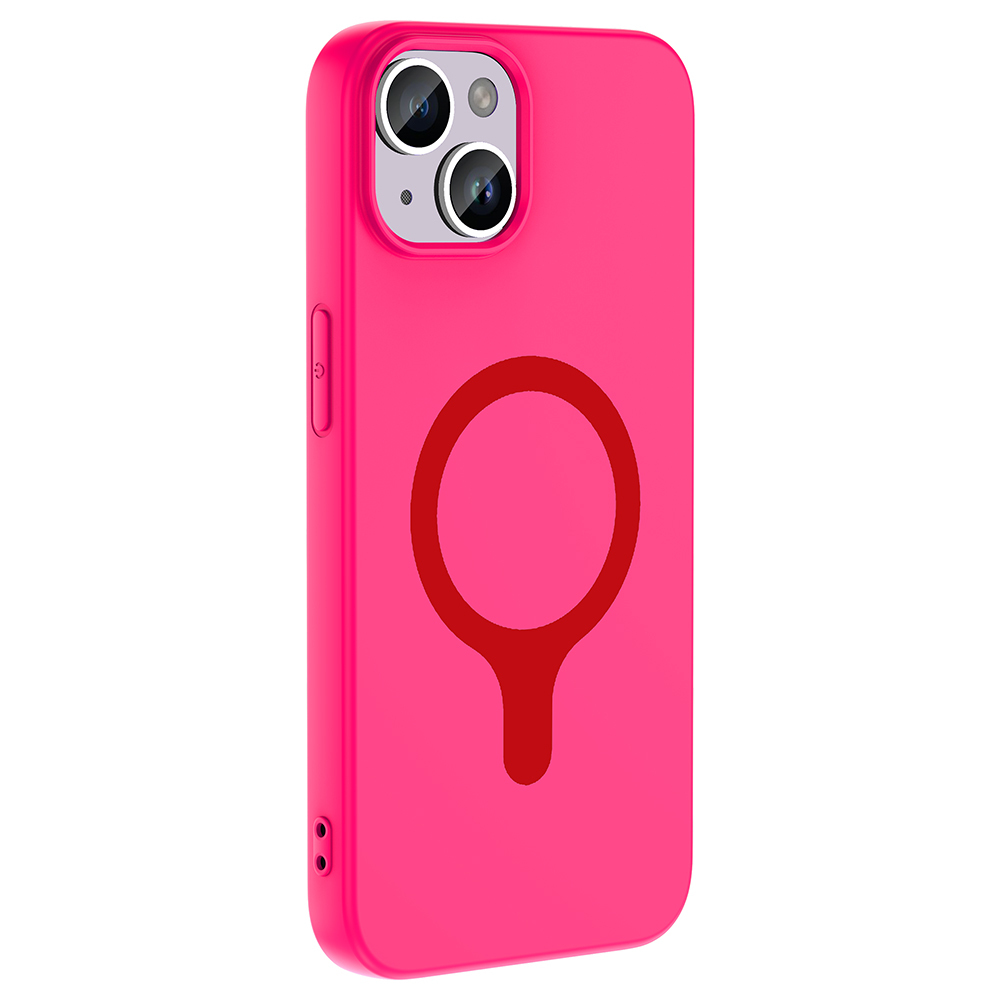 Apple iPhone 14 Uyumlu Kılıf M-Safe Şarj Özellikli Zore Aris Silikon Kapak - 2