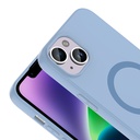 Apple iPhone 14 Uyumlu Kılıf M-Safe Şarj Özellikli Zore Aris Silikon Kapak - 1