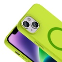 Apple iPhone 14 Uyumlu Kılıf M-Safe Şarj Özellikli Zore Aris Silikon Kapak - 1