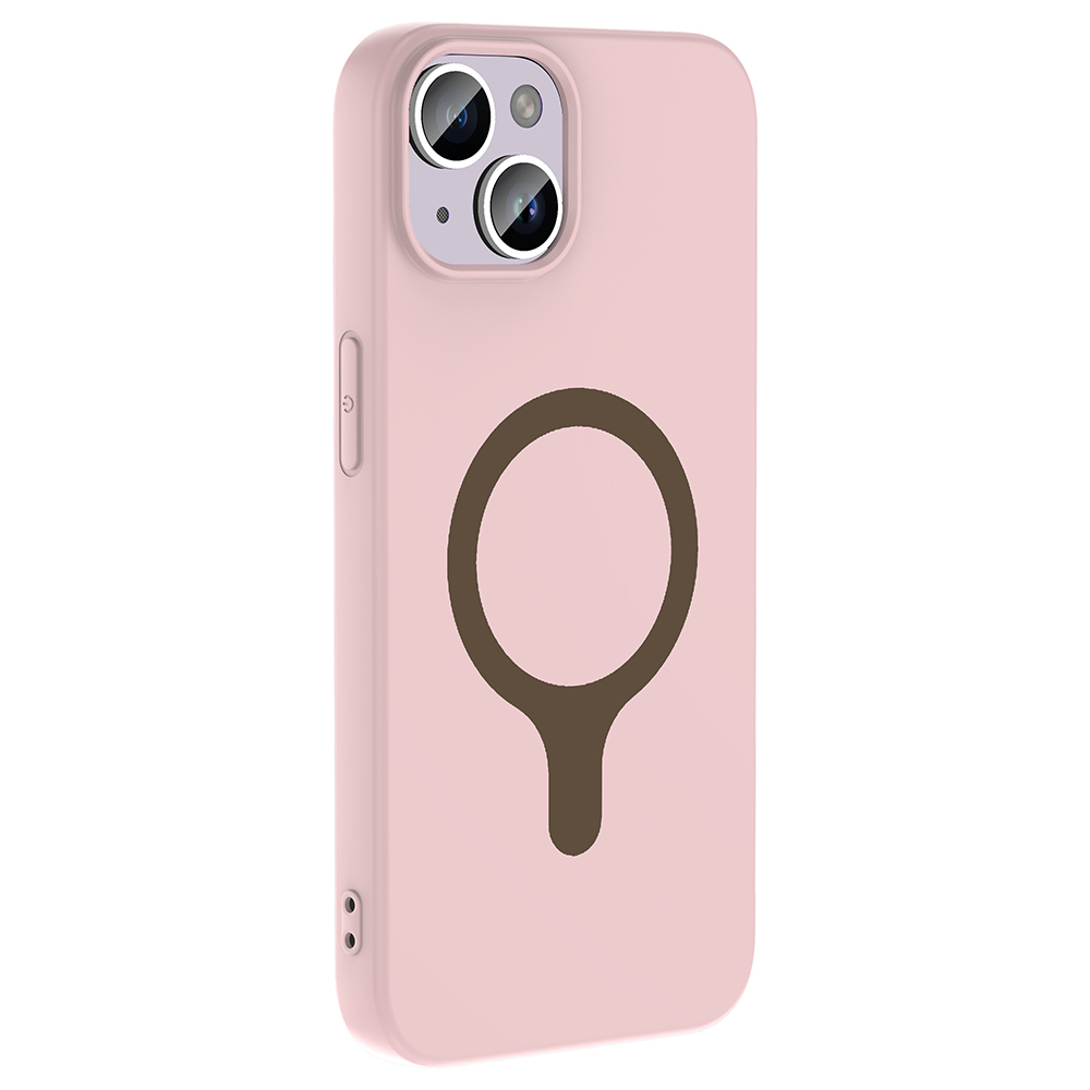 Apple iPhone 14 Uyumlu Kılıf M-Safe Şarj Özellikli Zore Aris Silikon Kapak - 2