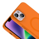 Apple iPhone 14 Uyumlu Kılıf M-Safe Şarj Özellikli Zore Aris Silikon Kapak - 1