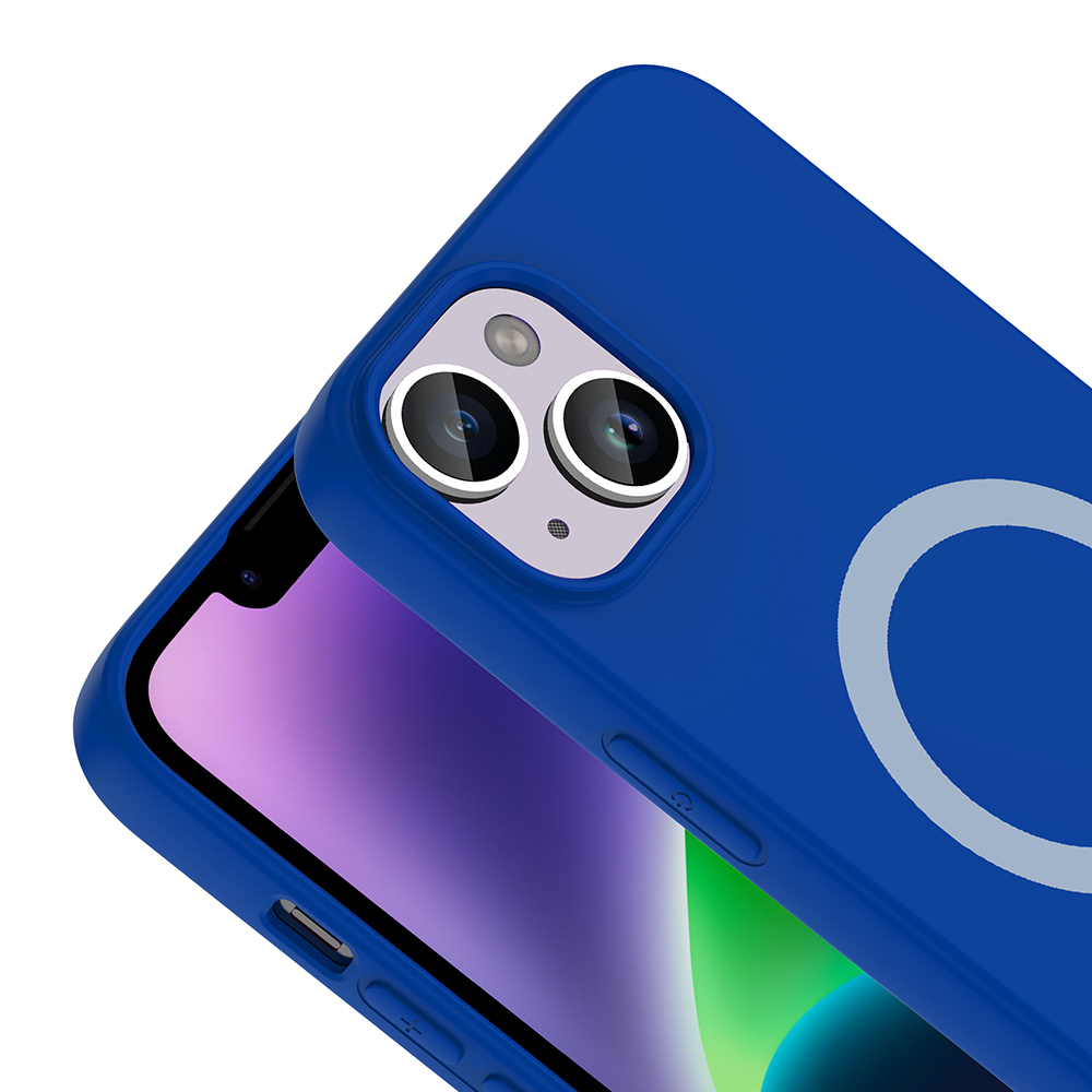 Apple iPhone 14 Uyumlu Kılıf M-Safe Şarj Özellikli Zore Aris Silikon Kapak - 1