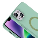 Apple iPhone 14 Uyumlu Kılıf M-Safe Şarj Özellikli Zore Aris Silikon Kapak - 1