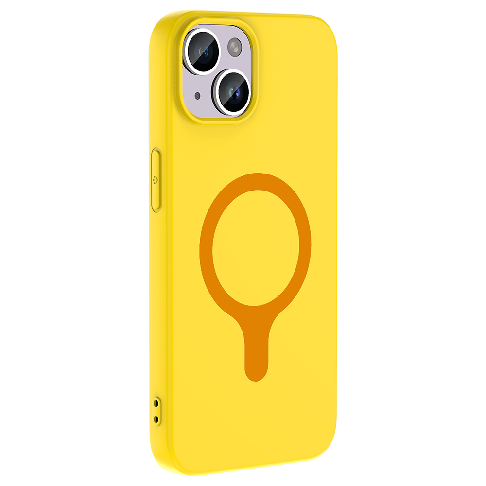 Apple iPhone 14 Uyumlu Kılıf M-Safe Şarj Özellikli Zore Aris Silikon Kapak - 2