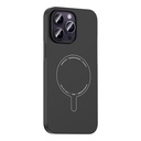 Apple iPhone 14 Pro Max Uyumlu Kılıf M-Safe Şarj Özellikli Kamera Korumalı Zore Elio Sert PC Kapak - 1