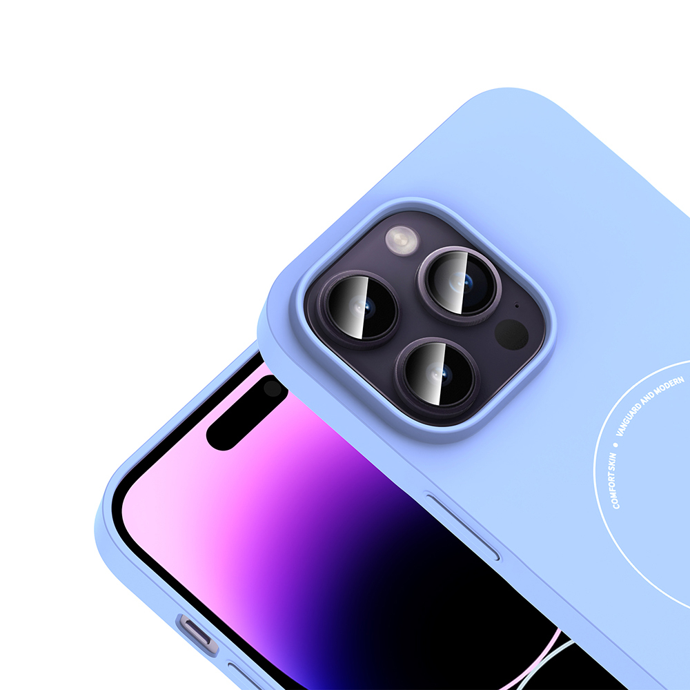 Apple iPhone 14 Pro Max Uyumlu Kılıf M-Safe Şarj Özellikli Kamera Korumalı Zore Elio Sert PC Kapak - 2