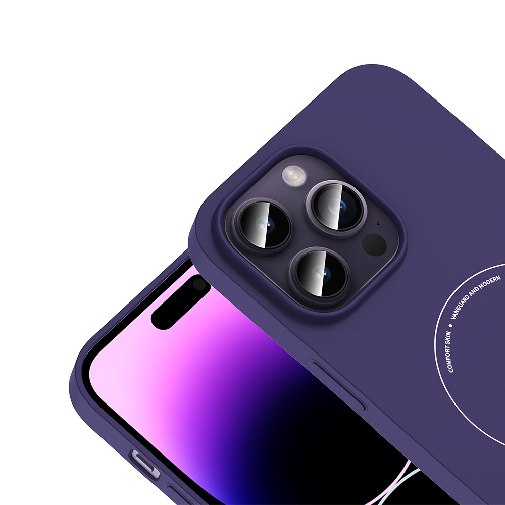 Apple iPhone 14 Pro Max Uyumlu Kılıf M-Safe Şarj Özellikli Kamera Korumalı Zore Elio Sert PC Kapak - 2