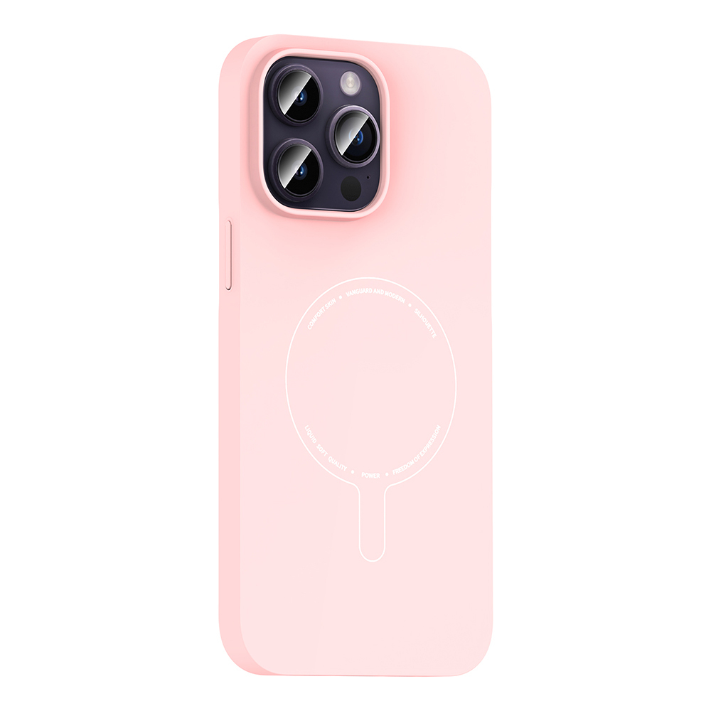 Apple iPhone 14 Pro Max Uyumlu Kılıf M-Safe Şarj Özellikli Kamera Korumalı Zore Elio Sert PC Kapak - 1