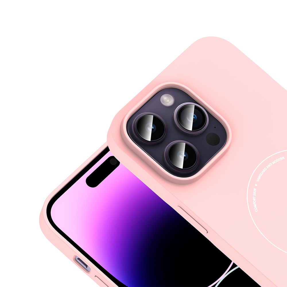 Apple iPhone 14 Pro Max Uyumlu Kılıf M-Safe Şarj Özellikli Kamera Korumalı Zore Elio Sert PC Kapak - 2