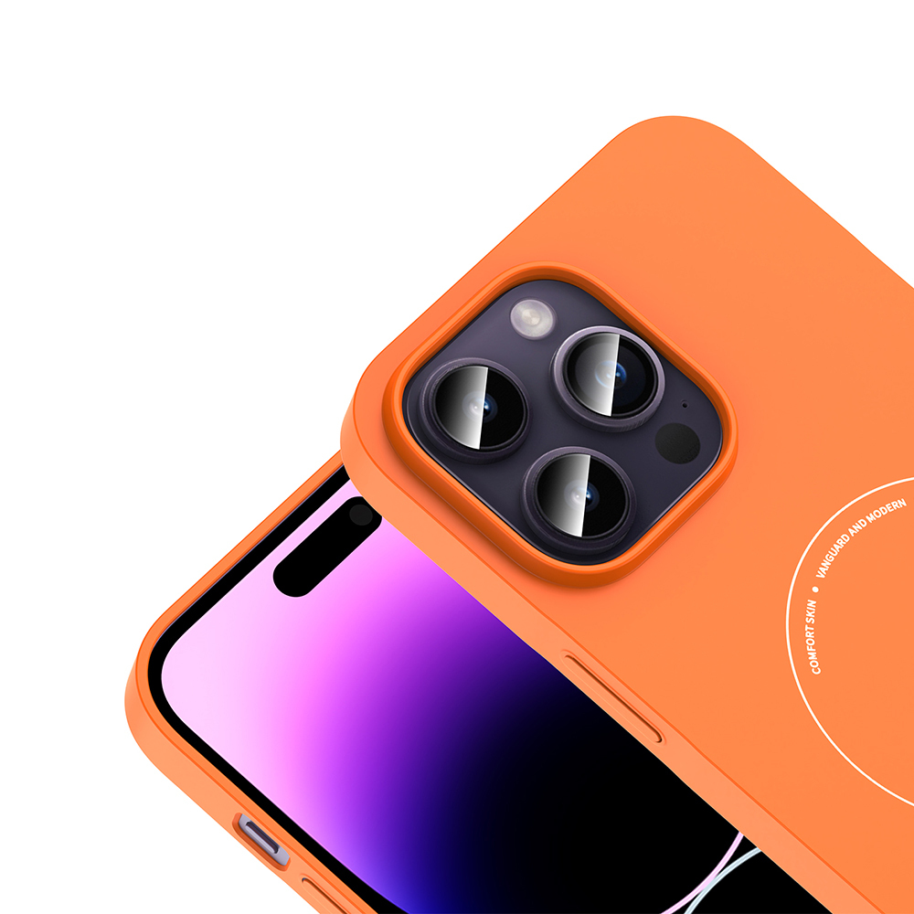 Apple iPhone 14 Pro Max Uyumlu Kılıf M-Safe Şarj Özellikli Kamera Korumalı Zore Elio Sert PC Kapak - 2