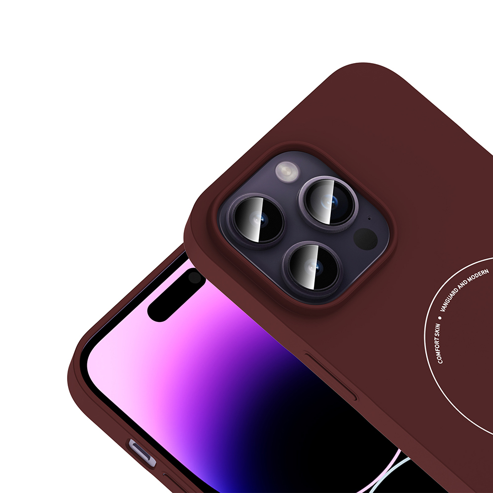 Apple iPhone 14 Pro Max Uyumlu Kılıf M-Safe Şarj Özellikli Kamera Korumalı Zore Elio Sert PC Kapak - 2