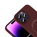 Apple iPhone 14 Pro Max Uyumlu Kılıf M-Safe Şarj Özellikli Kamera Korumalı Zore Elio Sert PC Kapak - 2