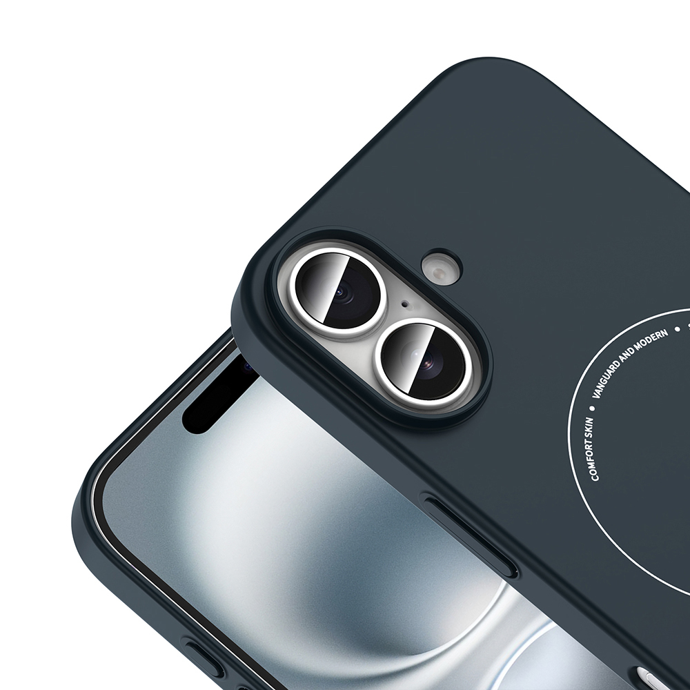 Apple iPhone 16 Uyumlu Kılıf M-Safe Şarj Özellikli Kamera Korumalı Zore Elio Sert PC Kapak - 2