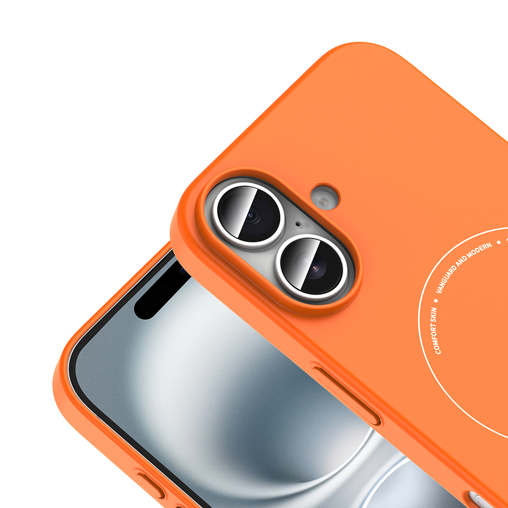 Apple iPhone 16 Uyumlu Kılıf M-Safe Şarj Özellikli Kamera Korumalı Zore Elio Sert PC Kapak - 2