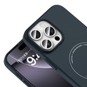 Apple iPhone 16 Pro Uyumlu Kılıf M-Safe Şarj Özellikli Kamera Korumalı Zore Elio Sert PC Kapak - 2