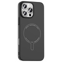 Apple iPhone 16 Pro Max Uyumlu Kılıf M-Safe Şarj Özellikli Kamera Korumalı Zore Elio Sert PC Kapak - 1