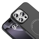 Apple iPhone 16 Pro Max Uyumlu Kılıf M-Safe Şarj Özellikli Kamera Korumalı Zore Elio Sert PC Kapak - 2