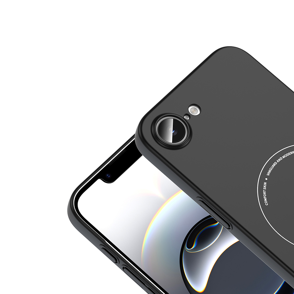 Apple iPhone 16E Uyumlu Kılıf M-Safe Şarj Özellikli Kamera Korumalı Zore Elio Sert PC Kapak - 2
