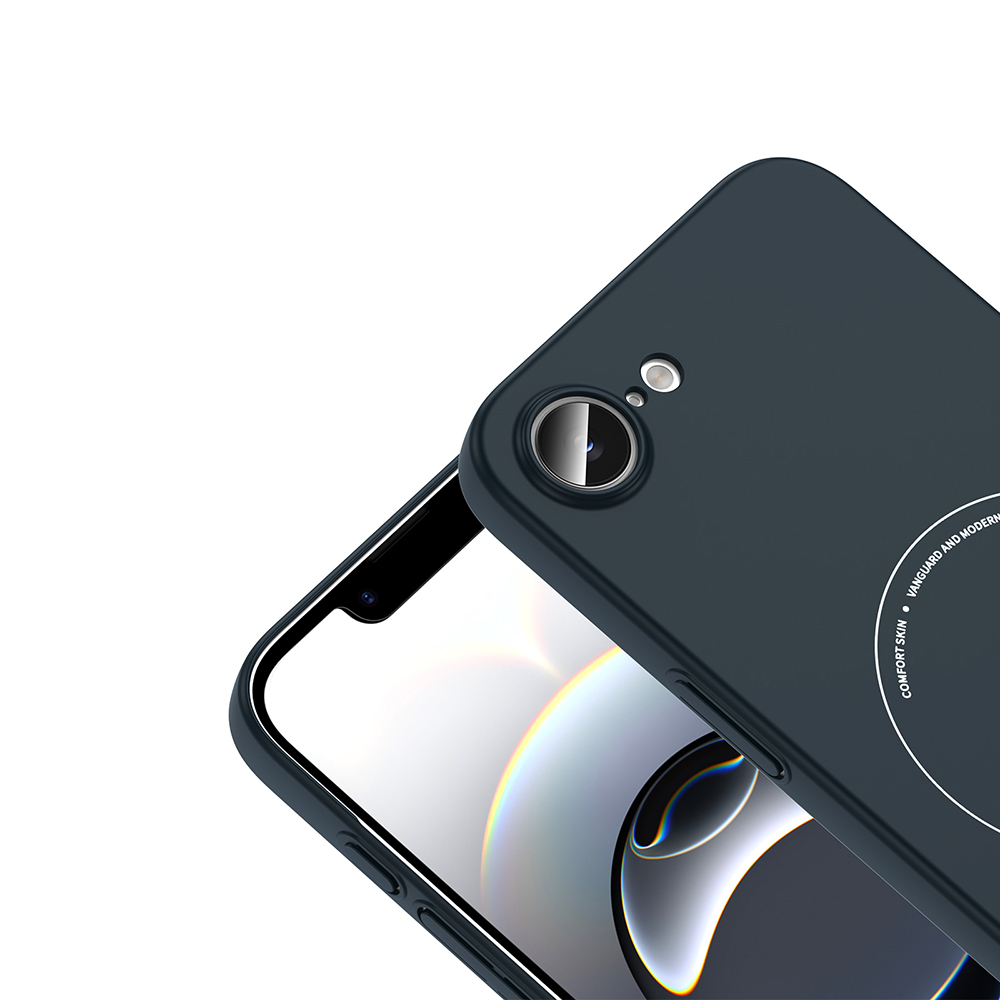 Apple iPhone 16E Uyumlu Kılıf M-Safe Şarj Özellikli Kamera Korumalı Zore Elio Sert PC Kapak - 2