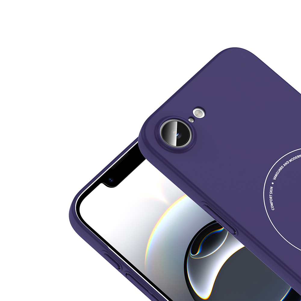Apple iPhone 16E Uyumlu Kılıf M-Safe Şarj Özellikli Kamera Korumalı Zore Elio Sert PC Kapak - 2