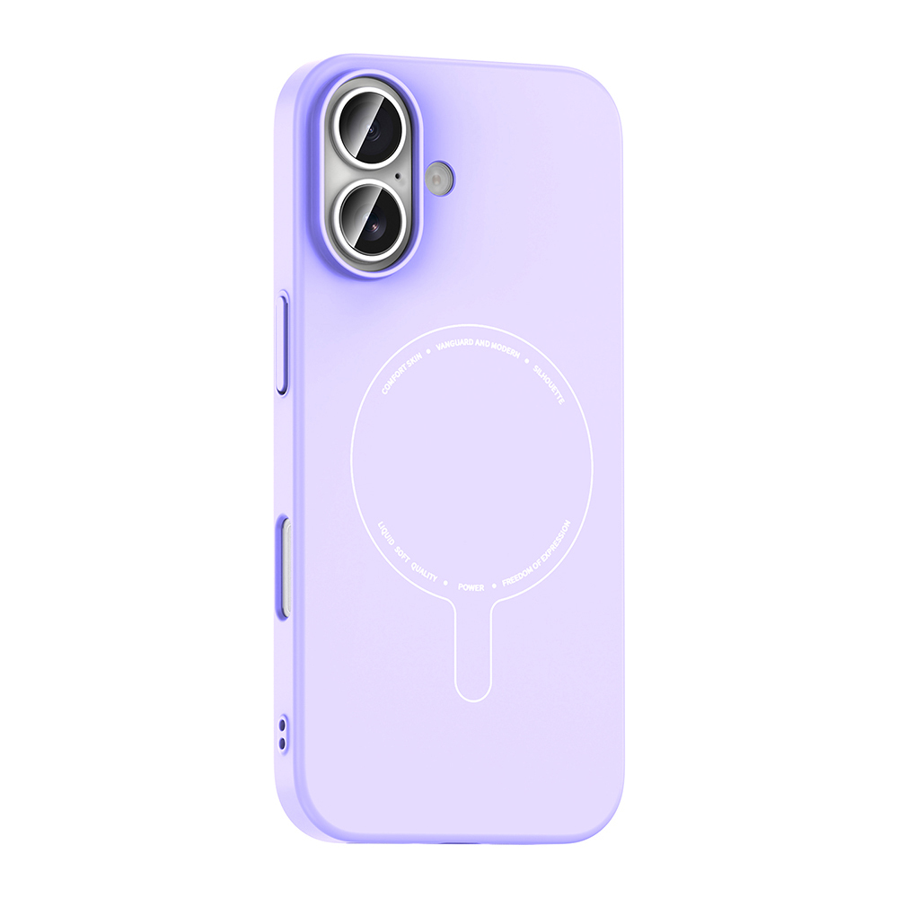 Apple iPhone 17 Uyumlu Kılıf M-Safe Şarj Özellikli Kamera Korumalı Zore Elio Sert PC Kapak - 1