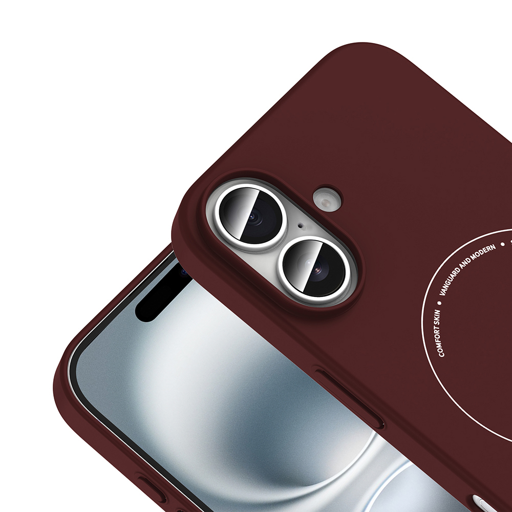 Apple iPhone 17 Uyumlu Kılıf M-Safe Şarj Özellikli Kamera Korumalı Zore Elio Sert PC Kapak - 2