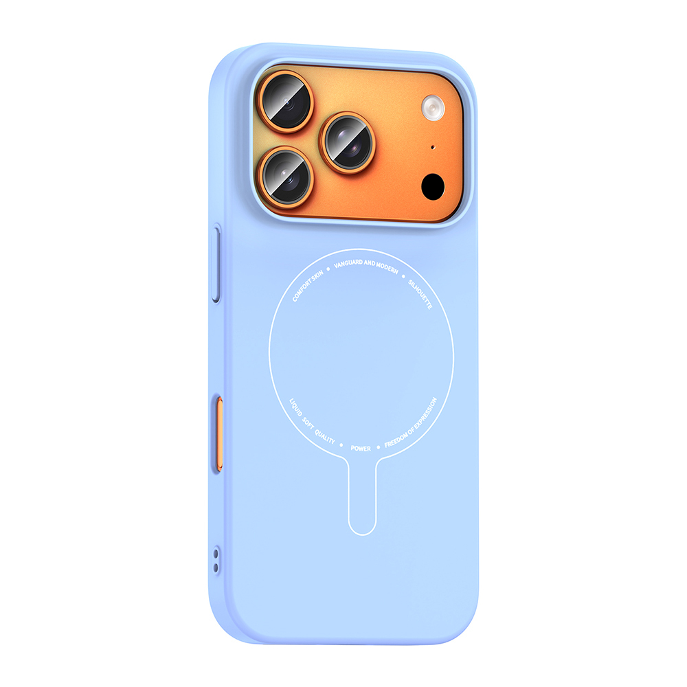 Apple iPhone 17 Pro Uyumlu Kılıf M-Safe Şarj Özellikli Kamera Korumalı Zore Elio Sert PC Kapak - 1